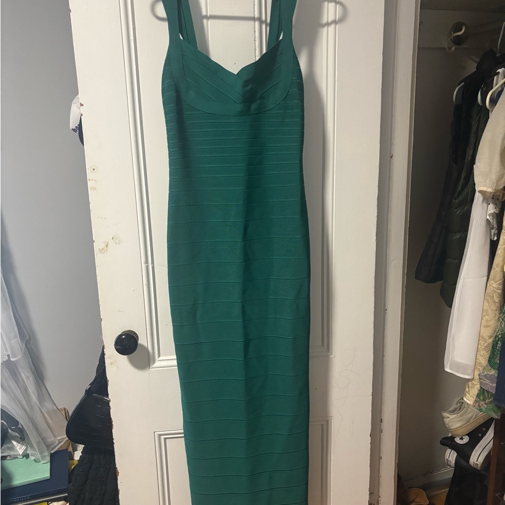 Hervé Leger Women’s Green Bandage Dress
